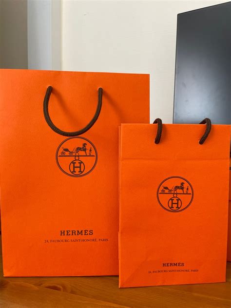 hermes paper handbags